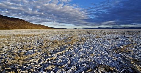 Night Turns Into Day At The Ancient Dry Soda Lake In The Mojave