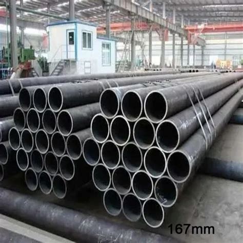 Black 168 Mm Mild Steel Seamless Round Pipe At Rs 63kg In Ahmedabad Id 2851058249855