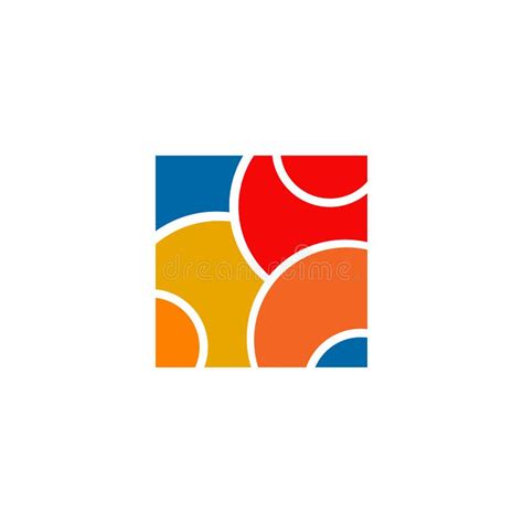 Square Shape Icon Logo Design Vector Template Stock Vector
