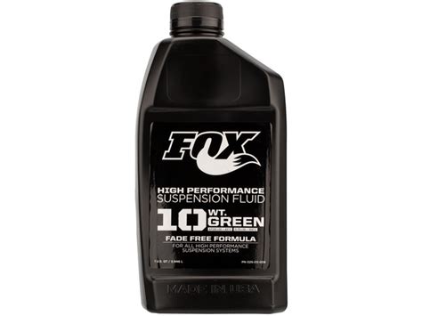 Fox Racing Shox Suspension Fluid Green 10 Wt Bike Components