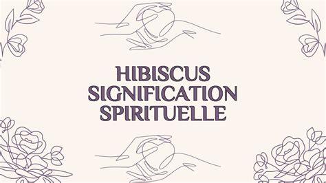 Significations Spirituelles Du Hibiscus Ame Jumelle