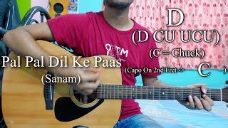 Pal Pal Dil Ke Paas | Sanam | Easy Guitar Chords Lesson+Cover, Strumming Pattern, Progressions ...