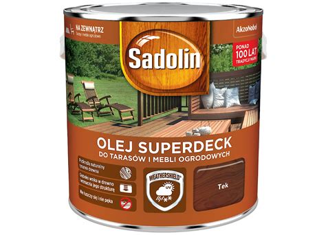 Olej do tarasów i mebli ogrodowych Superdeck Tek 5L SADOLIN Mrówka