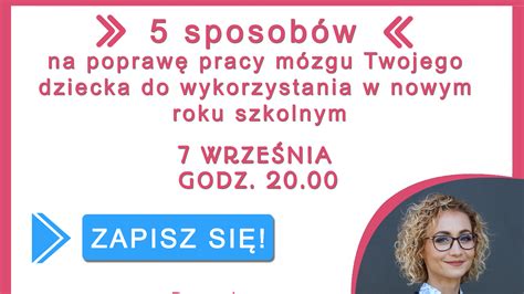 Sposob W Na Popraw Pracy M Zgu Twojego Dziecka Do Wykorzystania W