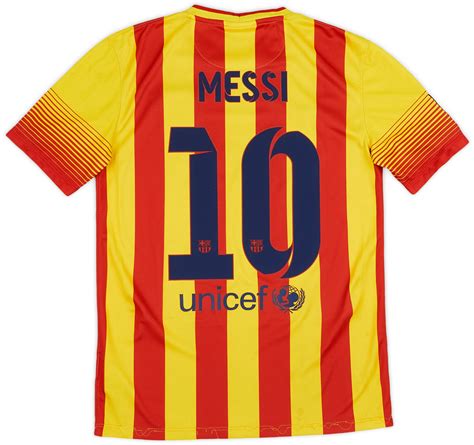 Barcelona Away Shirt Messi S