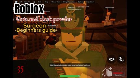 Roblox Guts And Black Powder Beginners Guide To Surgeon YouTube