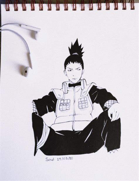 How To Draw Shikamaru