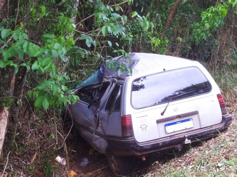 Motorista fica em estado grave após acidente na PR 484 em Boa Vista da