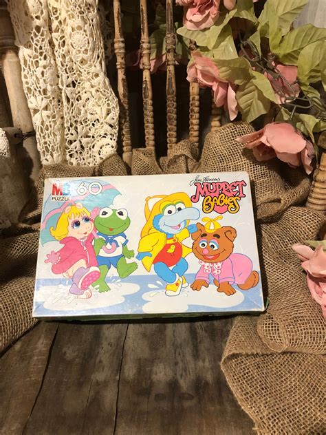 Vintage 1987 Jim Hensons Muppet Babies 60 piece Jigsaw Puzzle | Etsy