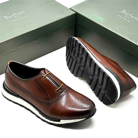 Berluti Leather Lace Up Shoe