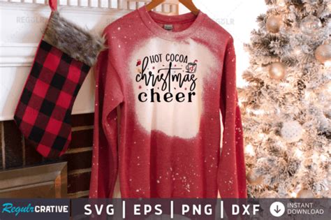 FREE Hot Cocoa Christmas Cheer Graphic By Regulrcrative Creative Fabrica