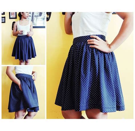 Tutorial Easy Diy Gathered Full Skirt With Pocket Bored And Crafty