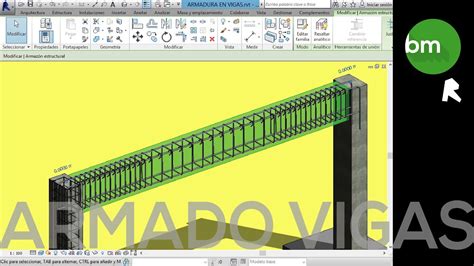 Revit Armado De Vigas Youtube