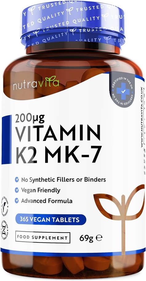 Vitamin K Mk Mcg Vegan Micro Tablets Not Capsules