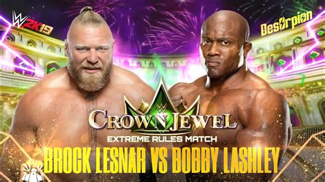 FULL MATCH Brock Lesnar Vs Bobby Lashley Extreme Rules Match Crown