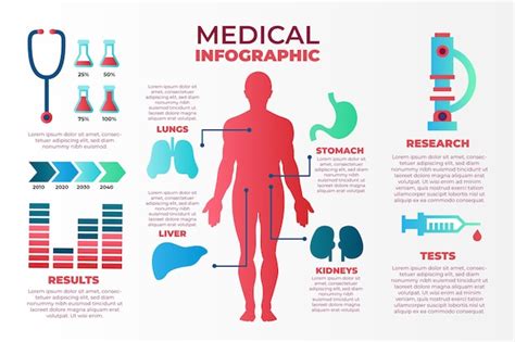 Free Vector | Medical health infographic template