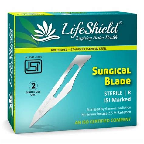 lifeshield surgical blade   disposable scalpel carbon steel sharp