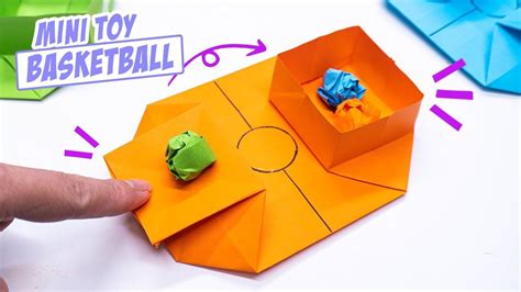 Easy Origami Moving Paper Toys Mini Toy Basketball Pop It Origami Easy Easy Paper Crafts