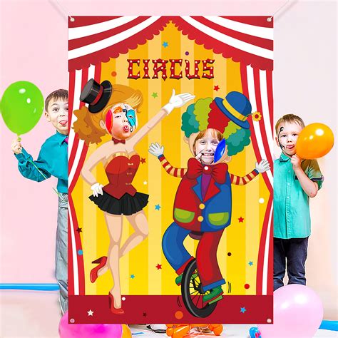 Buy Haooryx Carnival Circus Photo Door Banner Carnival Party Decoration