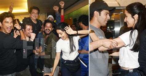 Varun Dhawan Sushant Singh Rajput And Shraddha Kapoor Watch Chhichhore