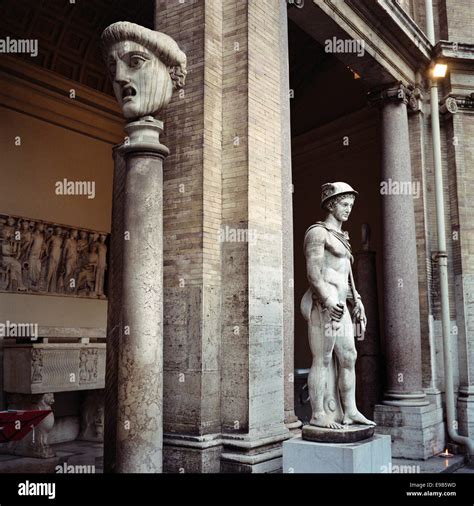 Cortile Del Belvedere Cortile Ottagono Banque De Photographies Et D