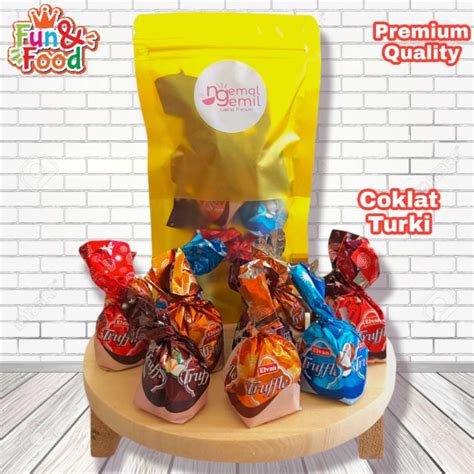 Jual Coklat Truffle Mix Coklat Turki Aneka Rasa Oleh Oleh Haji Shopee