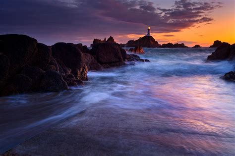 Wallpaper Landscape Sunset Sea Bay Rock Nature Shore