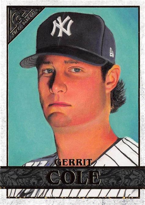 Gerrit Cole Baseball Card New York Yankees 2020 Topps Gallery 35