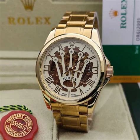 Rolex Skeleton Watch Automatic at ₹ 1450 | Kidderpore | Kolkata| ID: 27440639662