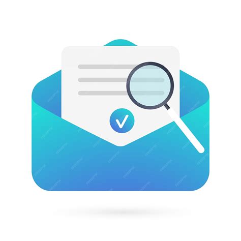 Premium Vector | Email verification with validation icon with a check