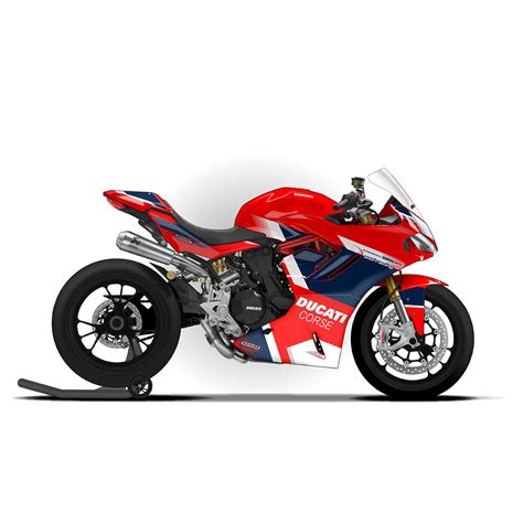 Kit D Co Asd Ducati Supersport Rouge Bleu Blanc Thorn