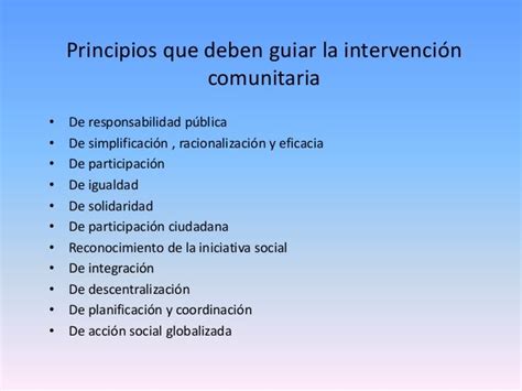 Métodos De Intervención Comunitaria