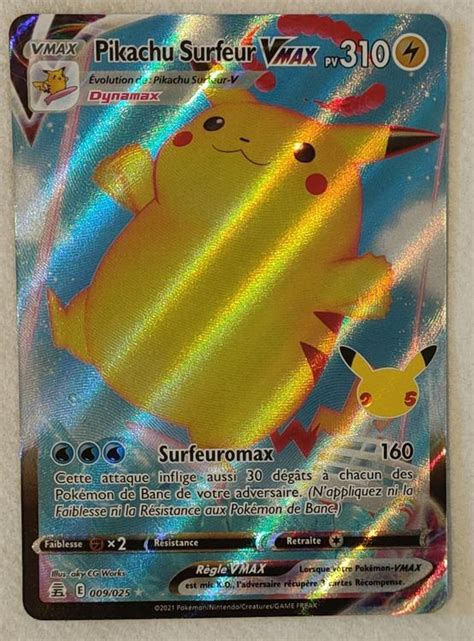 Carte Pokémon Pikachu surfeur Vmax Fr Comprare su Ricardo