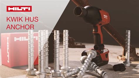 DEMO Of The Hilti Kwik HUS Screw Anchor And Reusability Gauge YouTube