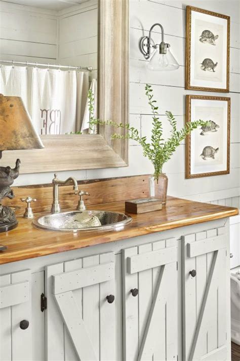 Rustic Small Bathroom Wood Decor Design Savillefurniture