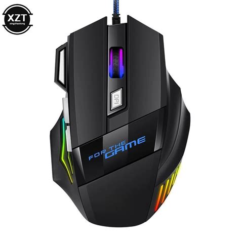 IMICE V9 7 Key USB Professional Optical Wired Gaming Mouse 4000DPI For CS