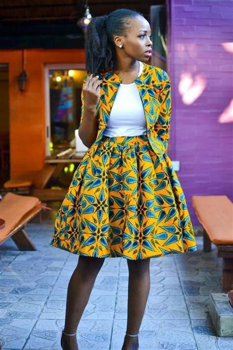 In Trend Ankara Skirt Designs For Girls African Ankara Dresses