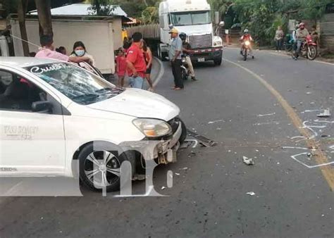 Boaco Cami N Y Taxi Involucrado En Accidente De Tr Nsito Tn Tv