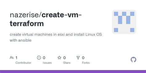 Github Nazerise Create Vm Terraform Create Virtual Machines In Esxi