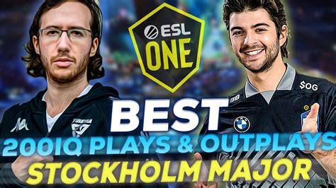 Best Iq Plays Outplays Of Esl One Stockholm Major Dota