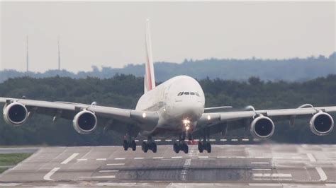 AIRBUS A380 STORM LANDING With CROSSWINDS How To LAND During