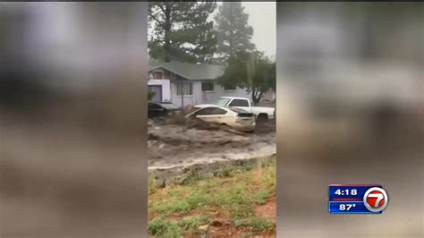 Flash Flooding Sweeps Arizona 2 Missing In Grand Canyon Wsvn 7news