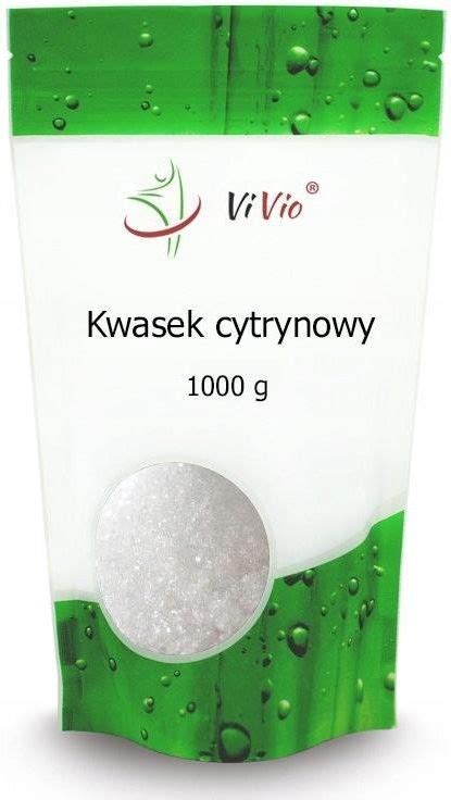 Kwasek Cytrynowy Jednowodny E330 1000g Vivio Ceny I Opinie Ceneo Pl