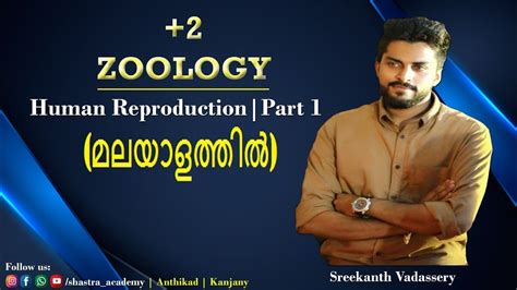 Plus Two Zoology Human Reproduction Part 1 മലയളതതൽ YouTube