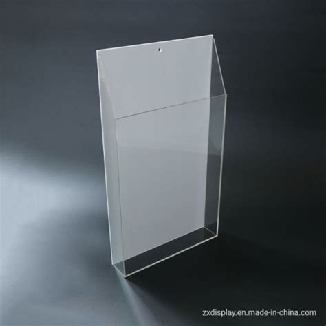 A4 Plexiglass Wall Mount Document Display - Glass Designs