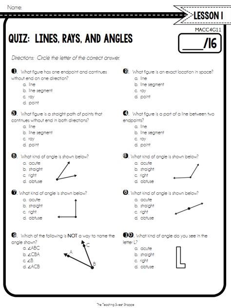 Grade Geometry Test