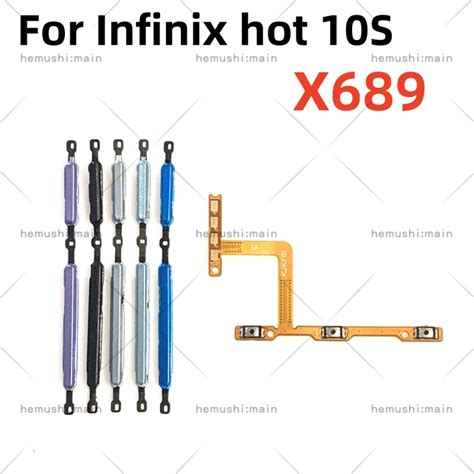 Poower Volume Button Flex For Infinix Hot S X Switch Power On Off