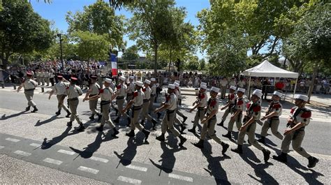 FAIT DU SOIR Défilé concert course la Légion étrangère fête ses 40