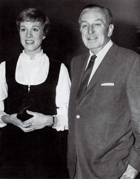 Julie Andrews And Walt Disney