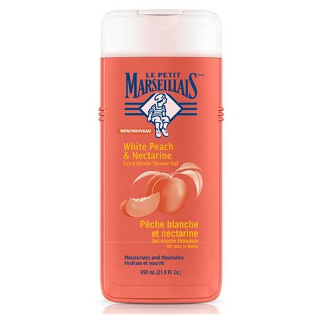 Le Petit Marseillais White Peach And Nectarine Shower Gel Gentle Body